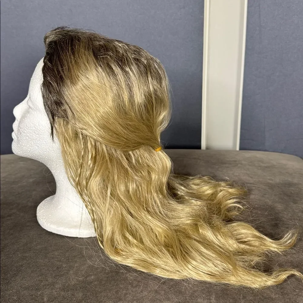 Women’s Long Blonde Halloween Costume Cosplay Wig One Size NEW